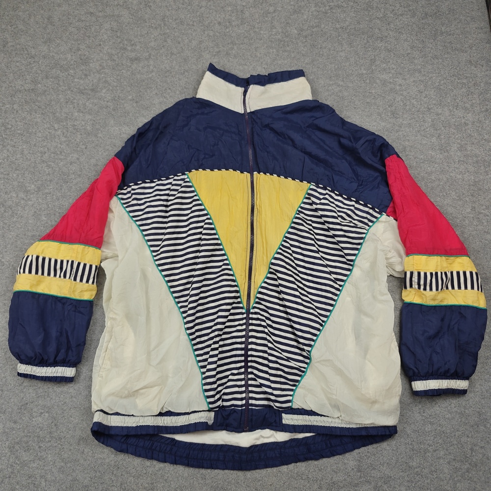 Vintage Carolina Colours Plus Jacket Womens 3X Multicolor Windbreaker Lined